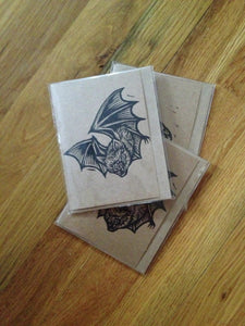 Bat Note Card