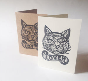 Cat Lover Greeting Card