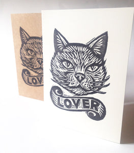 Cat Lover Greeting Card