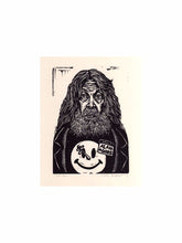 Load image into Gallery viewer, Alan Moore 8.5 x 11 Linocut Art Print