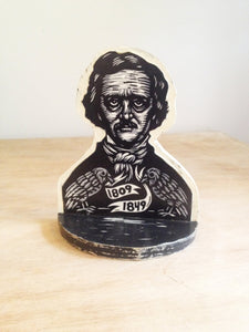 Edgar Allan Poe Bookend