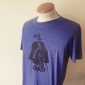 Number 1 Dad Graphic T-shirt - Vader Tee