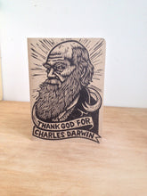 Load image into Gallery viewer, Travel Bullet Journal - Notebook - Charles Darwin Large Travel Journal -  Thank God for Charles Darwin Notebook - Science Teacher Gift