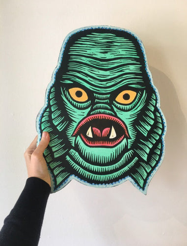 Creature from the Black Lagoon Head Cutout Wall Art